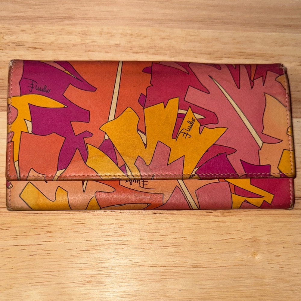 Emilio pucci long Wallet clutch